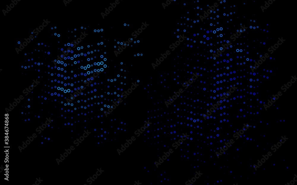 Obraz premium Light BLUE vector layout with circle shapes.