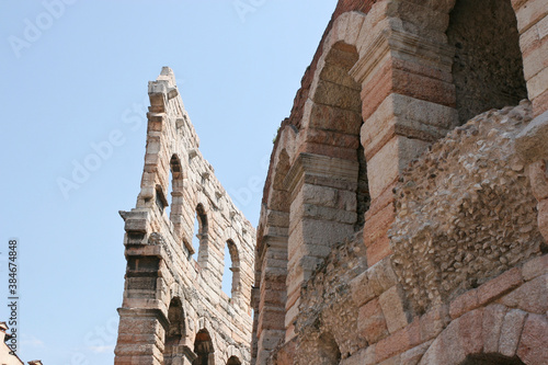 Arena di Verona at the Piazza Bra square in the historic centre of Verona, Italy