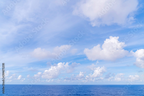 beautiful peaceful white and clear cloud sky background