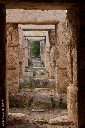 Al Mina archaeological site in Tyre, Lebanon