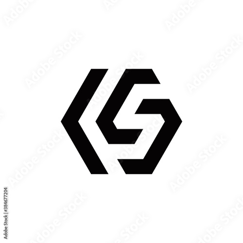 l s ls initial logo design vector symbol graphic idea creative