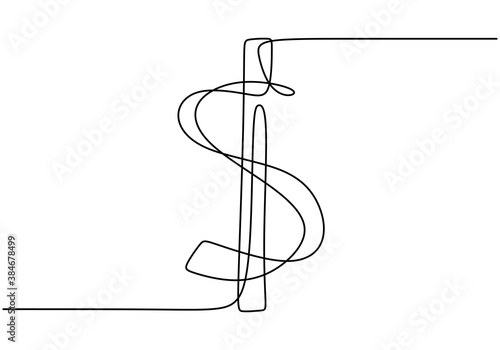 Continuous one line drawing...