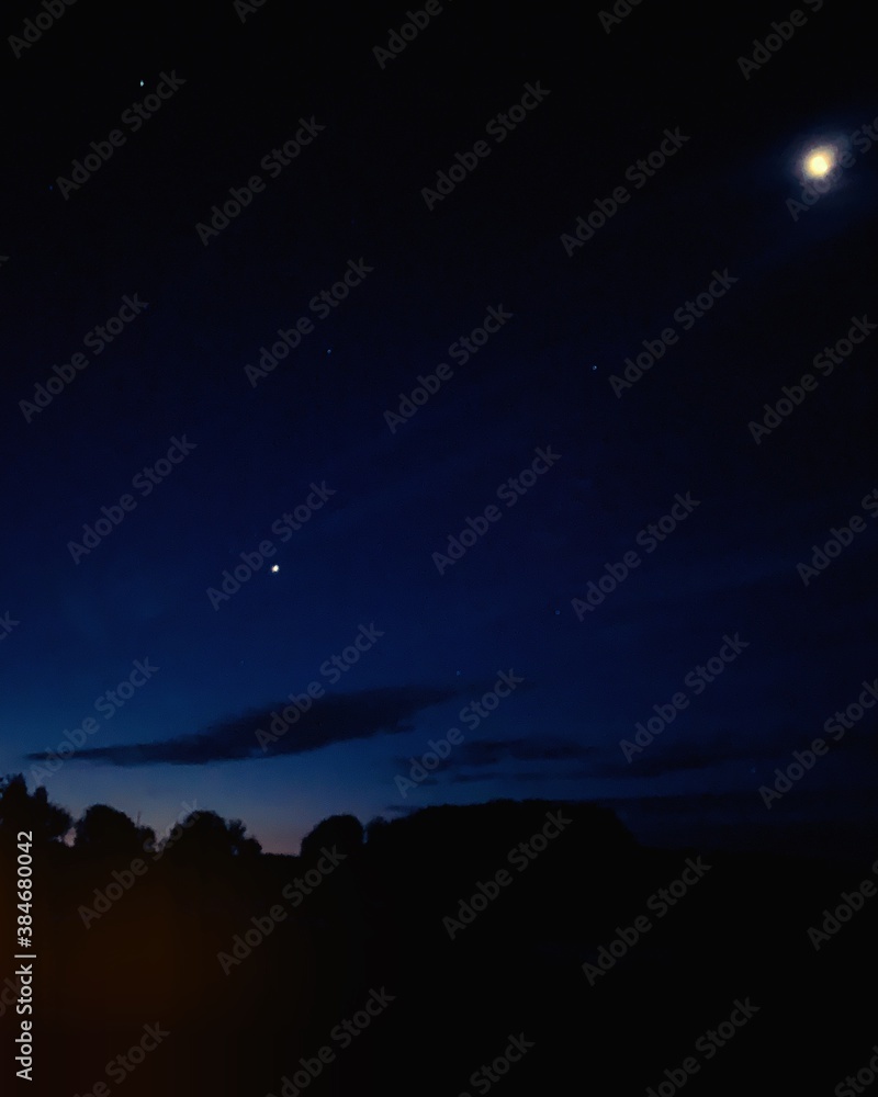 Fototapeta premium night sky with stars