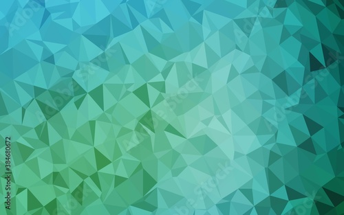 Light BLUE vector abstract polygonal layout.