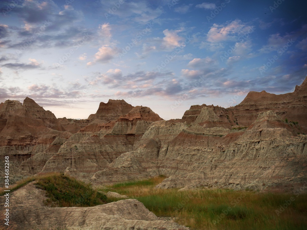 Nature's wonderful view at the Badlands National Park in South Dakota often leaves one speechless.