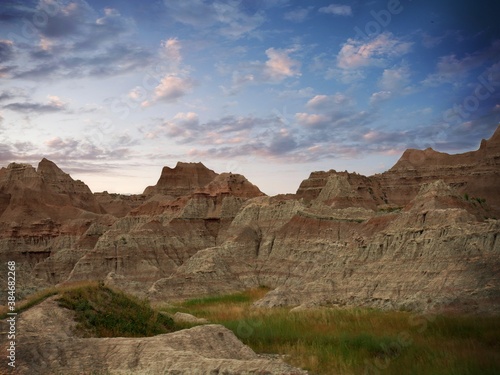 Nature's wonderful view at the Badlands National Park in South Dakota often leaves one speechless.