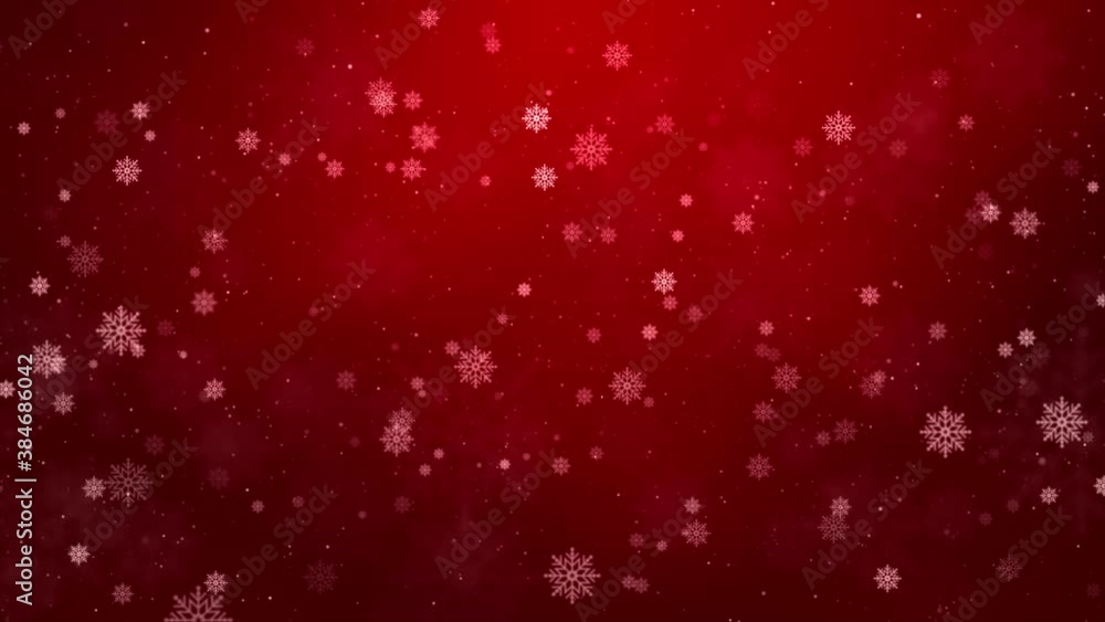 Animated snow falling particles falling beautifully on a Red winter Christmas background. Winter, Happy New Year, Holiday, greeting, Festivel, birthday, Party, Invitation, Wishes Animated snow falling particles falling beautifully on a Red winter Christmas background. Winter, Happy New Year, Holiday, greeting, Festivel, birthday, Party, Invitation, Wishes