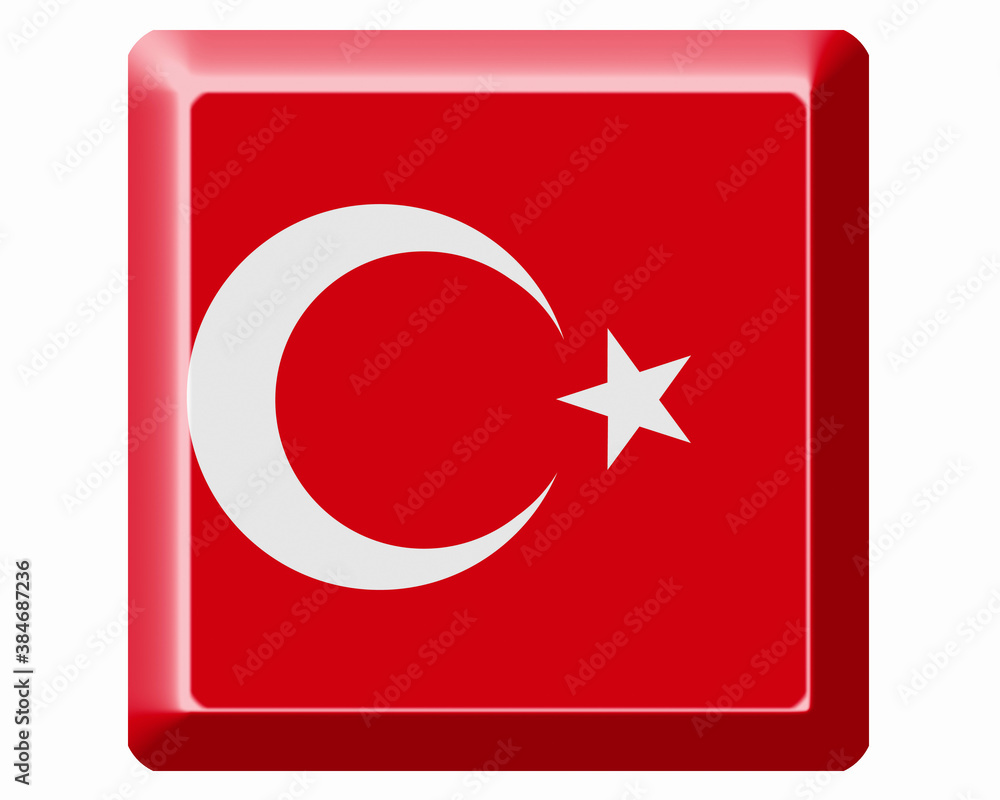Obraz premium トルコの国旗