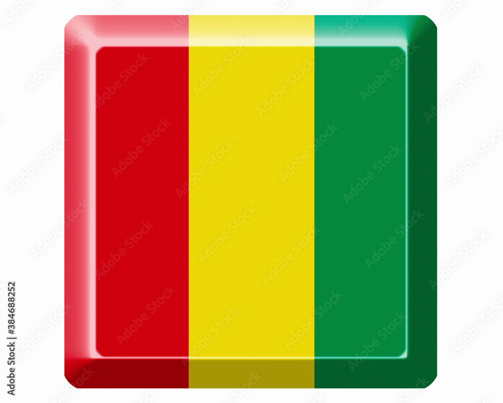 Fototapeta premium ギニアの国旗