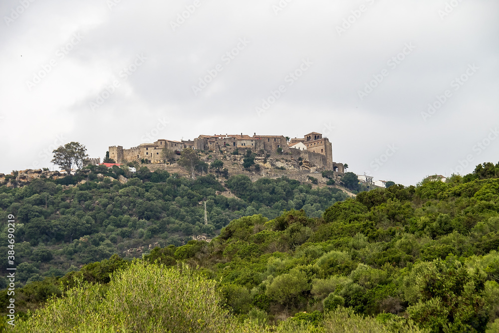 Medieval castle of Castellar de la Frontera, Old Castellar, Cadiz, Spain