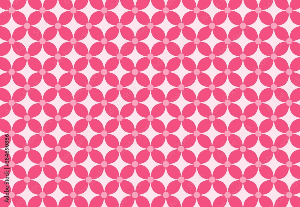 seamless pattern with pink flowers background. seamless pattern with pink flowers background.