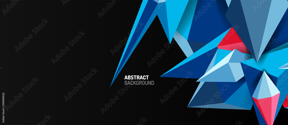 3d low poly abstract shape background vector illustration 3d low poly abstract shape background vector illustration