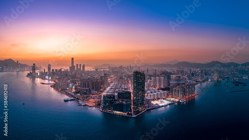 Hong Kong  panoramic cityscape at unique angles © YiuCheung