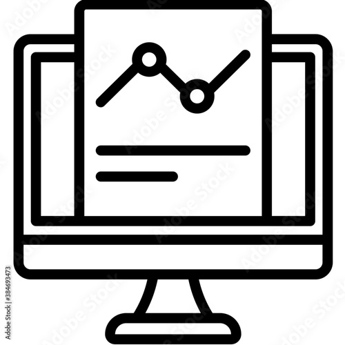 line icon for analytic