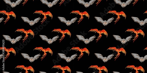 Halloween pattern. Magic items for Halloween. Magic and witchcraft. Hogwarts school of magic. Harry Potter. pattern for teens.