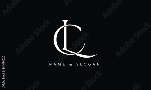 CL, LC, C, L abstract letters logo monogram