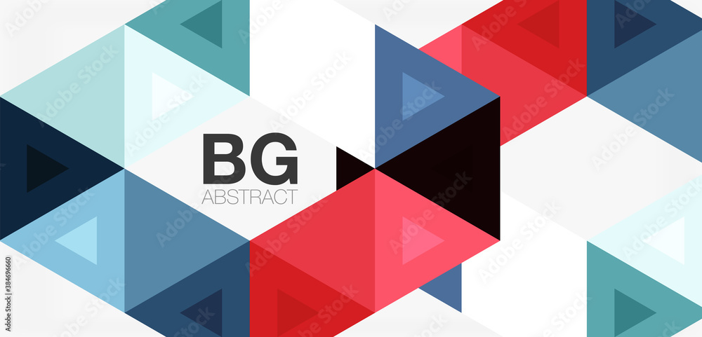 Mosaic triangle pattern abstract background for cover, banner, flyer and poster and other template Mosaic triangle pattern abstract background for cover, banner, flyer and poster and other template