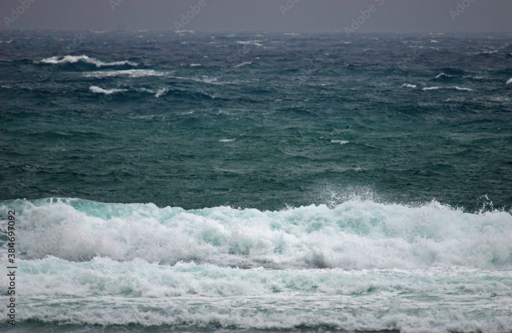 Fototapeta premium 厳寒の江差・日本海