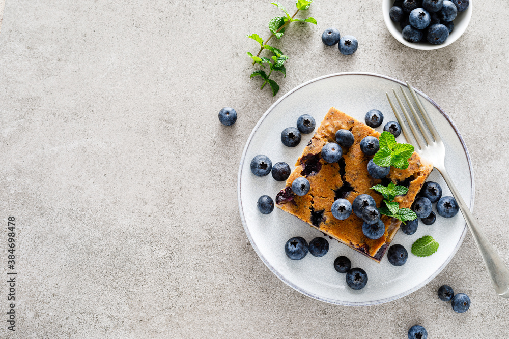 Blueberry and pear pie with fresh berries Blueberry and pear pie with fresh berries