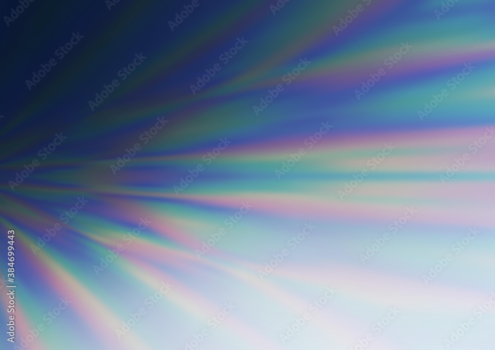 Obraz premium Light BLUE vector blurred shine abstract template.