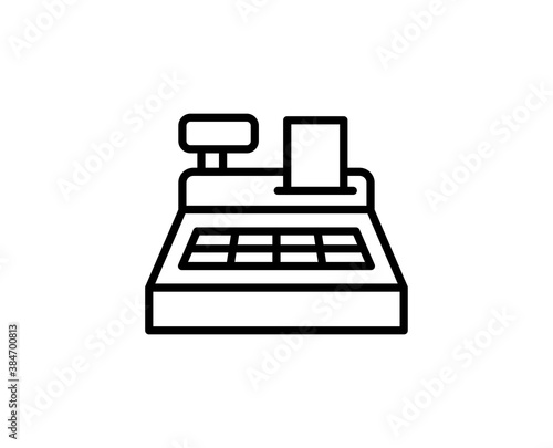 Flat line icon