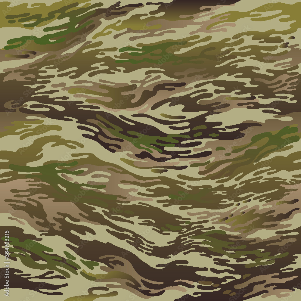 Green camouflage seamless fashion pattern fabric textures, vector illustration. Design for web and mobile app. Green camouflage seamless fashion pattern fabric textures, vector illustration. Design for web and mobile app.