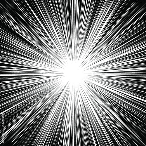 black and white motion effect, comics ink style, vector illustration