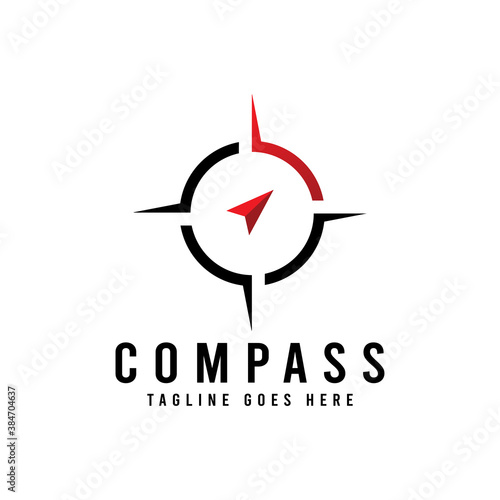 compass adventure logo icon vector template.