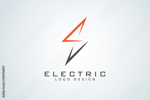 Electric Logo, tunder bolt design logo template, vector illustration