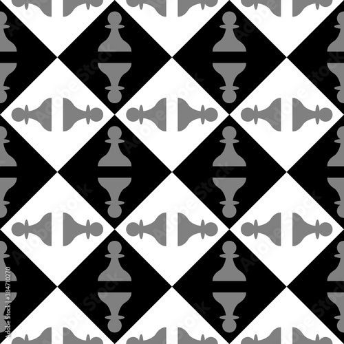 Seamless pattern with Chess...