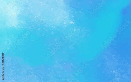 Abstract watercolor design texture background in blue colors.