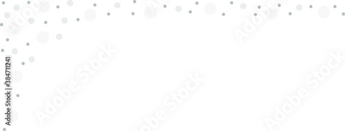 Gray vector background with a pattern of circles with different diameters. Textured template for a web splash in a modern style.