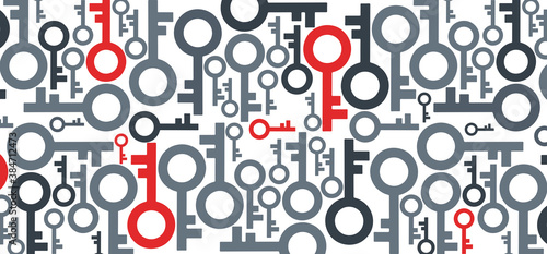 abstract background with security  keys  technology pattern vector design illustration