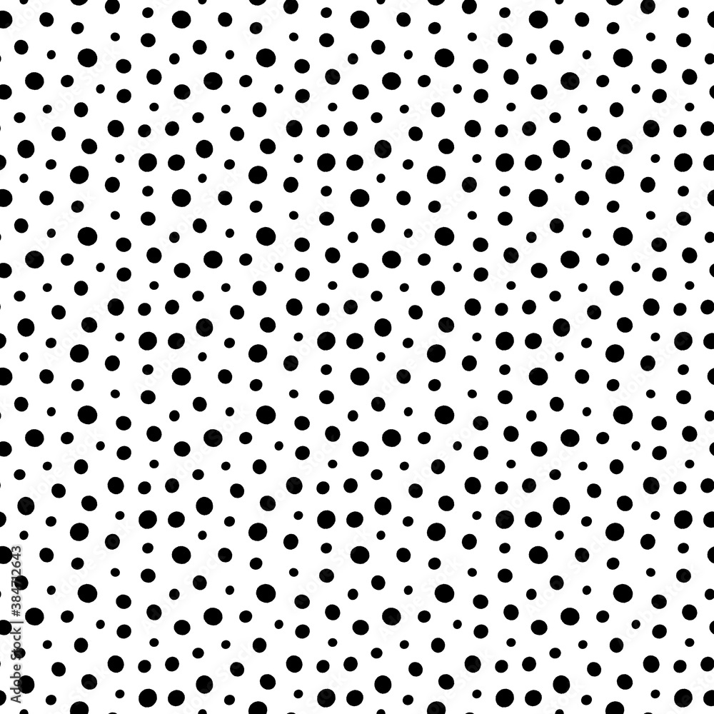 Dot pattern background, textured black and white spotted seamless repeat design. Vector splatter effect surface decoration. Dot pattern background, textured black and white spotted seamless repeat design. Vector splatter effect surface decoration.