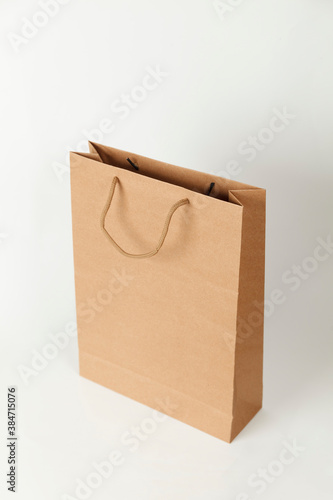 Eco shopping bag mockup. Template for branding retail packaging.