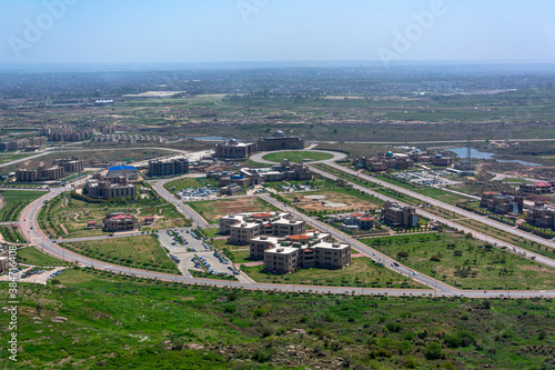 an aerial landscape photography of National University of Sciences & Technology, nust, Islamabad city photo