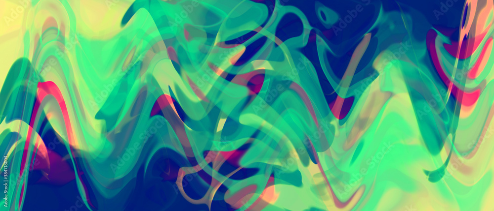 Abstract blurry paint pattern