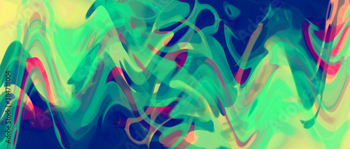 Abstract blurry paint pattern