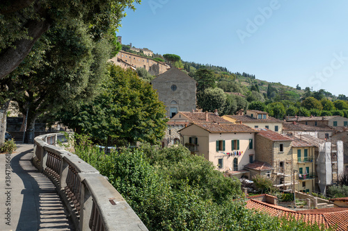 Billede på lærred Cortona in der Toskana