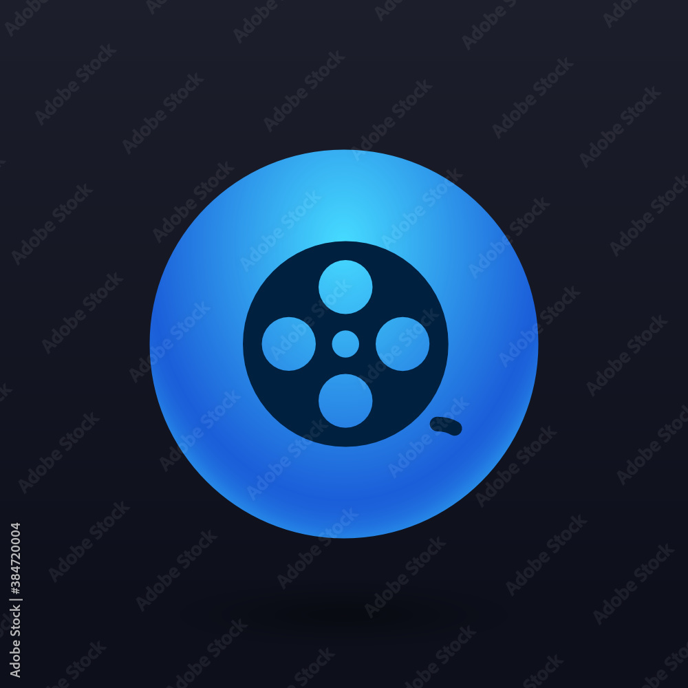 Film Reel - Button