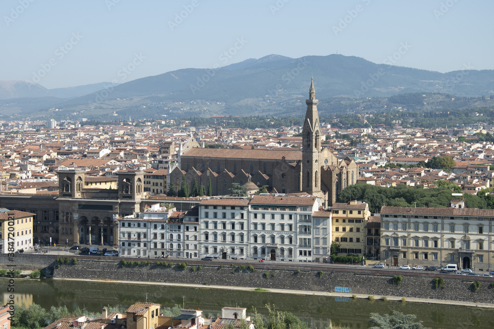 Panoramic view of the city of Florence, Tuscany, Italy