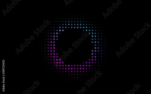 Dark Multicolor, Rainbow vector texture with disks.