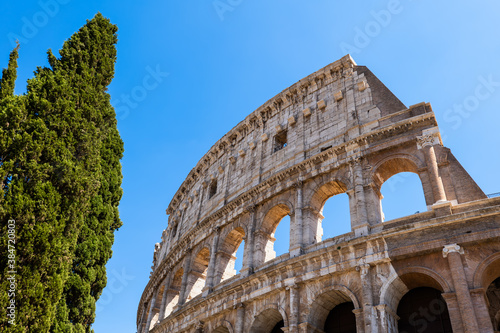 Colosseum Amphitheatre in Rome, Italy