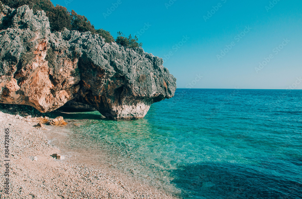 Naklejka premium Sea caves