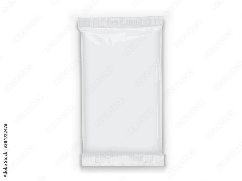 paper white flow packaging with transparent shadows isolated on white background mock up paper white flow packaging with transparent shadows isolated on white background mock up
