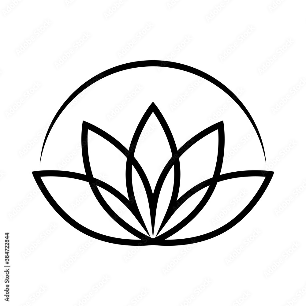 Lotus vector icon Lotus vector icon