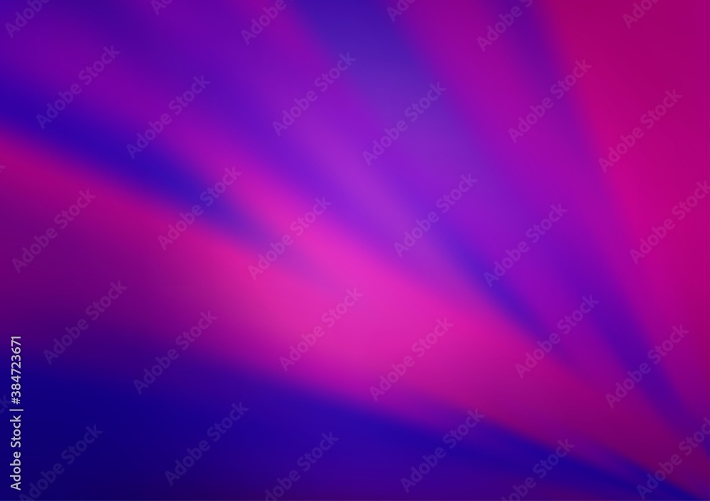 Fototapeta premium Light Purple vector blurred bright pattern.