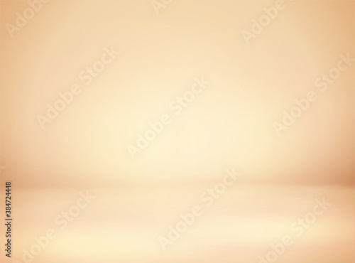 Empty beige studio room