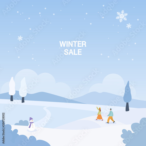 Winter Season Shopping Event Template 