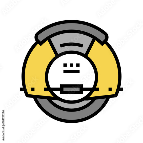 electrical monowheel color icon vector. electrical monowheel sign. isolated symbol illustration